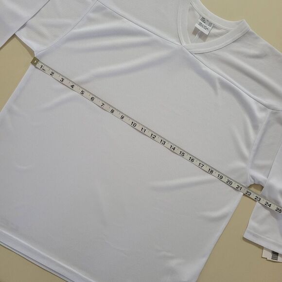 CCM 10200 Practice Hockey Jersey Youth White - Picture 4 of 12